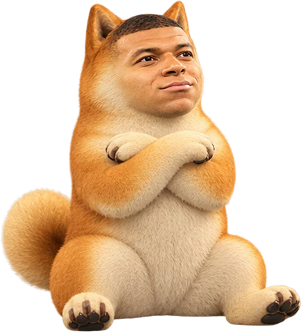 Mbappe Dope sitting calmly with arms crossed